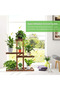 OneDcor Wood Plant Stand With 5 Shelves – Multi-Tier Floor Standing Rack For Indoor And Outdoor - 6