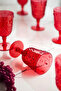 Acrylic Red Single Glass & Water Soft Drink Coffee Side Cup 450 ml (Not Glass) - 3