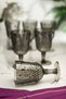 Acrylic Smoked 6-Piece Glass & Water Soft Drink Coffee Side Cup 450 ml (Not Glass)