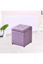 OneDcor Ottoman Stool with Storage Cube Foot Stool Shoe Change Bench, Pouf Seat, Toy Box - 3