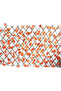Wooden Garden Fence with Artificial Orange Maple Leaves (100 Cm) - 6