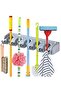 Mop and Broom Holder - Multipurpose Wall-Mounted Heavy Duty Tool Organizer