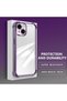 iPhone 15 Compatible Case Anti-Drop Plating Transparent Silicone Phone Case - 3