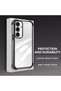 Samsung Galaxy S24 Fe Compatible Four Corner Thickened Anti Fall Transparent Silicone Coating Case - 3