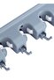 Wall Mounted ABS Mop And Broom Holder Grey - 4