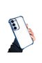 Samsung Galaxy S23 Compatible Four Corner Thickened Anti Fall Transparent Silicone Coating Case - 2