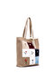 Shoulder Bag Patchwork Jute Fabric Cnt141225 - 2