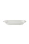 white rectangular porcelain serving dish