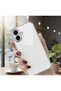 Apple iPhone 17 Compatible Case with Camera Lens Protection, Colored Edges, Transparent, Slim, Soft Design Case