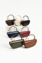 Ci̇pri̇ Model Dark Blue Buckle Women's Hand and Shoulder Bag - 4