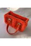 Dennis's Handmade Square Leather Detailed Lamb Fur Handmade Bag – February Trends - 6