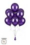 Metallic Purple Party Balloon Helium Compatible Organization Decoration