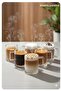 Elysia Model 6 Is a Glass Mug, Diamond Brand, 150 Cc Volume, 8 cm Height, 6 cm Width, Stylish and High-Quality.