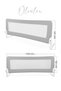 150X65 cm Bed Barrier, Bed Railing - 5
