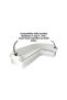 Bürümcük 7-Seater Corner Sofa, Sofa Cover, Armchair Cover, Elastic, with Skirt, L Corner 550 cm - 2
