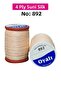 Embroidered 4 Ply Faux Silk Thread Needle Laces Bead Thread Crochet Laces No:892
