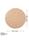 100 Pcs Airfryer Baking Paper Disposable Air Fryer Round Hole Model - 5