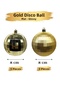 8 cm – Gold Matte Shiny Christmas Ball Ornament Disco Ball 6 Pieces Decorative Tree and Party Ornament - 3