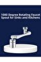 Flexible 1080 °   Faucet Head - 3-Joint Movable Water-Flowing Sink Attachment - 2