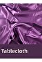 Purple, Fuchsia Shiny, Textured Tablecloth - 2