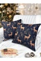 1 Pcs Kirlent Kilifi 43X43 cm Double-Sided Digital Printing New Year's New Year Christmas New Year Christmas - 3