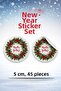 New Year Themed Sticker - Happy New Year Label - Gift Package Label - New Year Packaging