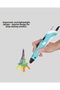 ABS and PLA-Compatible 3D Modeling Pen with 0.7 mm Nozzle for Precise Drawing and Modeling - 3
