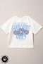 Girl Crew Neck Good Vibes Only Printed 100% Cotton Oversized T-shirt Baby-Child - 5