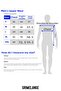 Abismo Men's Hooded Relaxed Fit White Sweatshirt with Kangaroo Pocket on the Arms and Back Print - 8