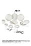 14-Piece 6-Person Gold Gilded Breakfast Set Caotic Gold - Luxury Breakfast Serving Set Plate - 3