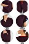 Plum Lycra Nurse Jersey Bottom Top Surgical Team Scrubs Uniform Surgical Jersey - 3
