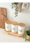 Wooden Stand Riser and Set of 3 Tea-Coffee-Sugar Glass Jars (1000 ml) - 3