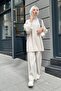 Balloon Sleeve Steel Knitted Knitwear Set - 2