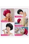 Silk Satin Hair Care and Sleeping Cap Bandana, Washable Shower Cap, Makeup, Food, Hair Cap - 2