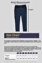 Black-navy blue-anthracite Men's Zipper Pocket Embroidery Detailed Straight Leg Comfortable Cut 3-Piece Sweatpants - 7