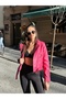 Women's Pink Leather Jacket