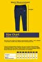 Black Men's Straight Leg Comfortable Cut Premium Fabric Sweatpants - 6
