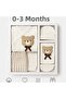 Newborn Baby 5-Piece Hospital Release Set – 100% Cotton – Embroidered – Special Box for First Day