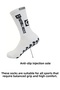 Ghassy Co. 5-Pack Men's Non-Slip Sole Football Running Fitness Cotton Sports Socks - 2