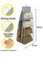 8-Pocket In-Cabinet Bag and Shoe Organizer Gray 110X37 - 3