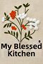 My Luxurious Kitchen Embroidered Linen Kitchen Apron Washable 1 Piece 50X70 cm Standard Size - 3