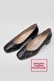 Women's Black Braided Genuine Leather Heeled Shoes, Size 35-41 - 3