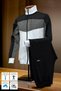 White Stand Collar Seasonal Cotton Fabric Zipper Pocket Straight Leg Men's Tracksuit Set - 2