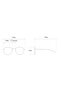 Black Yelva Blue Light Protection Vintage & Retro Glasses - 4