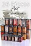 Full+Full Set 36-Piece Labeled Square Food Storage Container Set x12(1750ml-1200ml-450ml ) Microwave Set