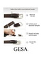 Sports Black Men's Belt, Suitable for All Outfits - 6