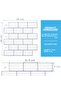 3d Self Adhesive 30×30cm Coating Ceramic Appearance White Wall Sticker Kitchen Bathroom - 5