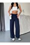 Side Zipper Flexible High Waist Wide Leg Pallazo Trousers Ms1510 - 6