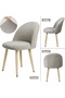 1Pcs Woven Jacquard Oval Chair Cover. Retro Chair Cover Elastic, Stretchable, Washable. - 5