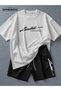 T-Shirt and Shorts Set with Great Colors and Prints. Available in Plus Sizes - 4